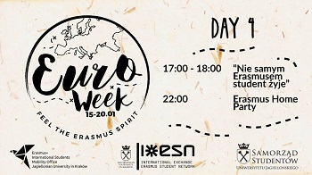 EuroWeek with ESN UJ - Thursday, Informative Meeting, Party