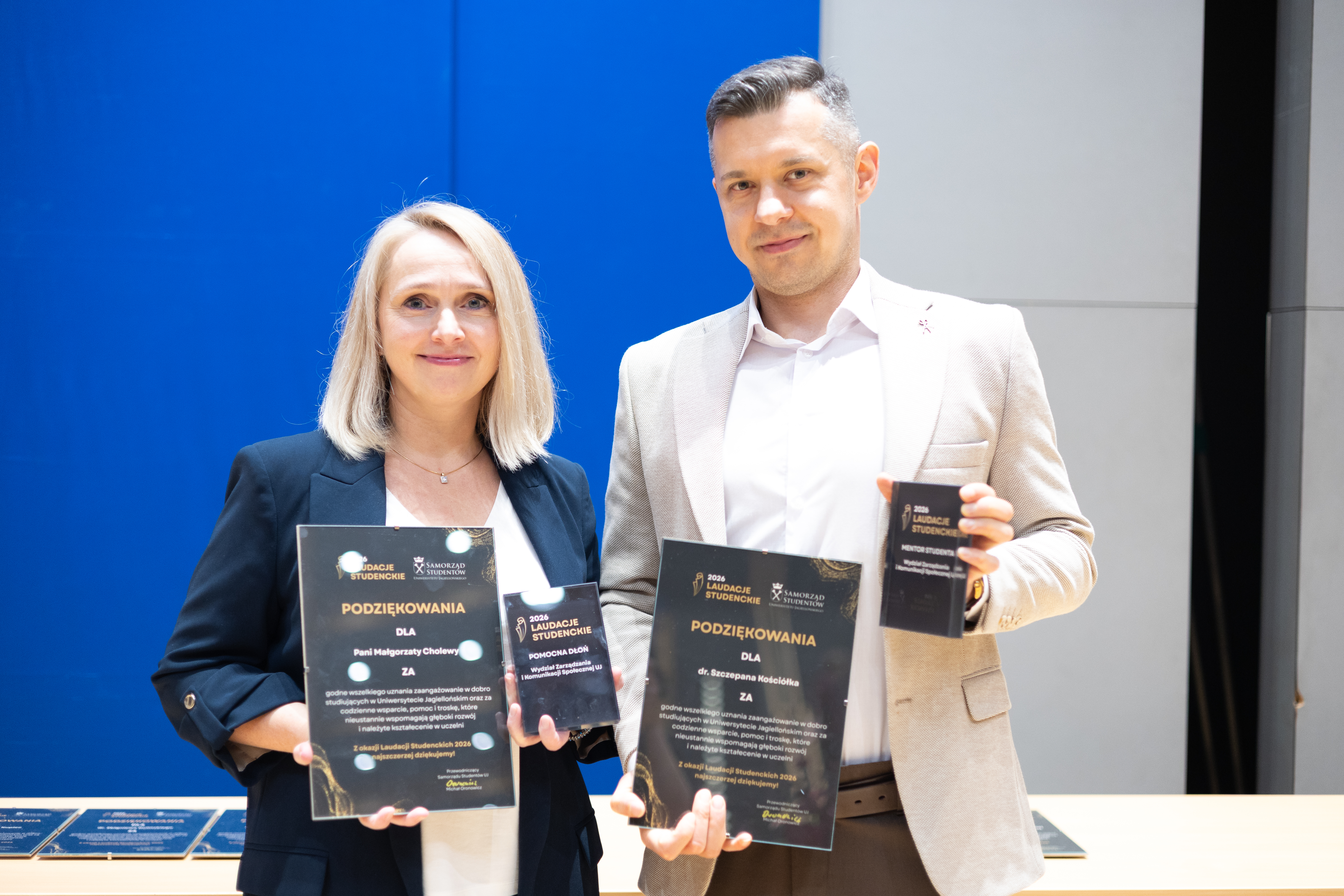Laudacje Studenckie dla pracowników WZiKS UJ